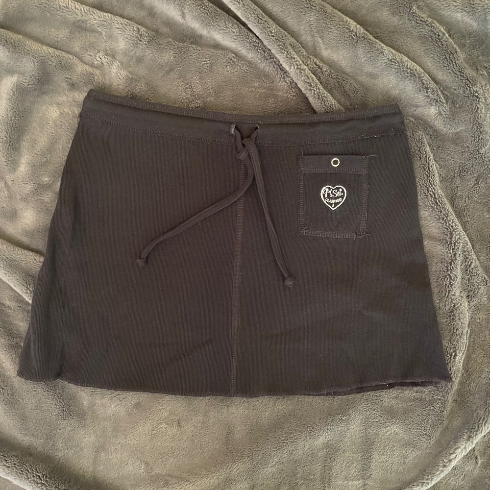 Girl Star black mini skirt